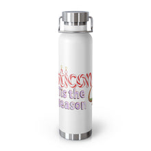 Load image into Gallery viewer, Repticon Copper Vacuum Insulated Bottle, 22oz w/ Lizard Santa
