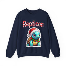 Load image into Gallery viewer, Repticon Unisex Heavy Blend™ Crewneck Sweatshirt w/ Tortoise Santa
