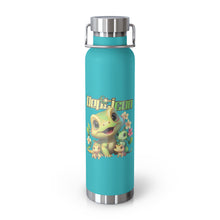 Load image into Gallery viewer, Repticon Copper Vacuum Insulated Bottle, 22oz w/ Lizards
