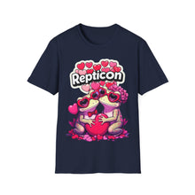 Load image into Gallery viewer, Repticon Unisex Softstyle T-Shirt w/ Valentine Toads
