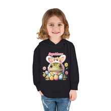 Load image into Gallery viewer, Repticon Toddler Pullover Fleece Hoodie w/ Easter Frog

