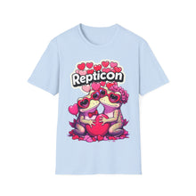 Load image into Gallery viewer, Repticon Unisex Softstyle T-Shirt w/ Valentine Toads
