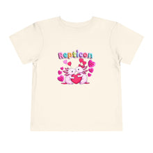 Load image into Gallery viewer, Repticon Toddler Short Sleeve Tee w/ Valentine Axolotls
