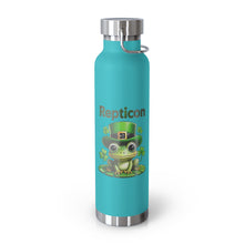 Load image into Gallery viewer, Repticon Copper Vacuum Insulated Bottle, 22oz w/ Frog
