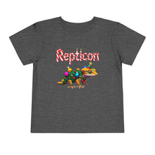 Load image into Gallery viewer, Repticon Toddler Short Sleeve Tee w/ Crested Gecko Christmas Tree
