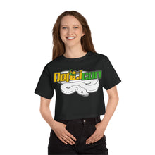 Load image into Gallery viewer, Repticon Champion Women&#39;s Heritage Cropped T-Shirt w/ White Ball Python
