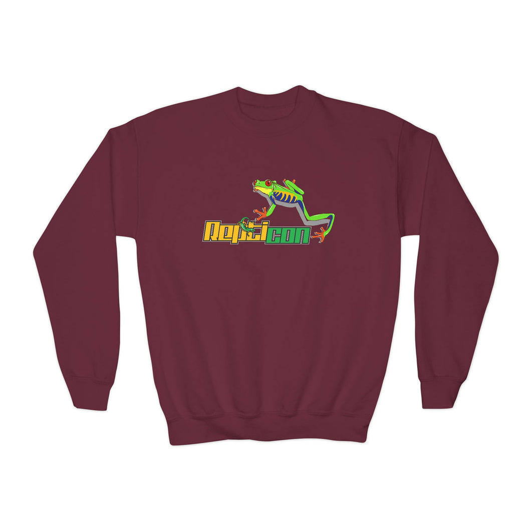 Repticon Youth Crewneck Sweatshirt w/ Red-Eyed Tree Frog