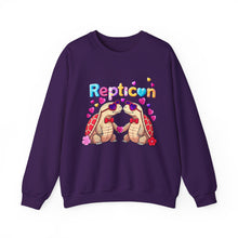 Load image into Gallery viewer, Repticon Unisex Heavy Blend™ Crewneck Sweatshirt w/ Valentine Tortoises
