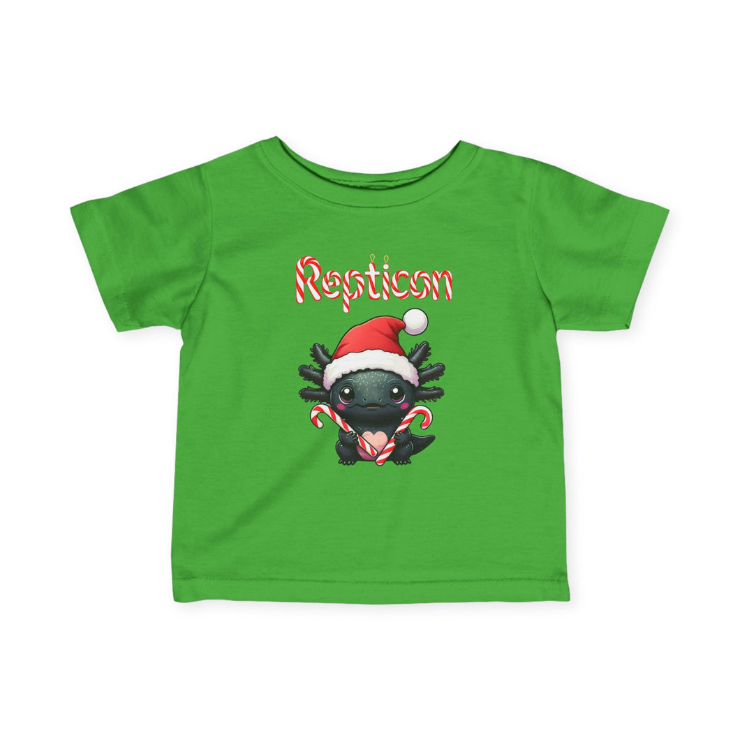 Repticon Infant Fine Jersey Tee w/ Axolotl Santa