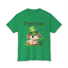 Load image into Gallery viewer, Repticon Unisex HD Cotton™ T-shirt w/ Axolotl

