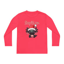 Load image into Gallery viewer, Repticon Youth Long Sleeve Competitor Tee w/ Axolotl Santa
