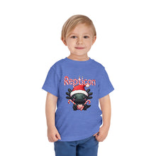 Load image into Gallery viewer, Repticon Toddler Short Sleeve Tee w/ Axolotl Santa
