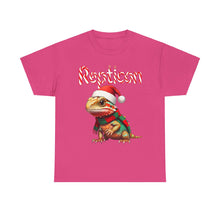 Load image into Gallery viewer, Repticon Unisex Heavy Cotton Tee w/ Bearded Dragon Santa
