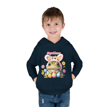 Load image into Gallery viewer, Repticon Toddler Pullover Fleece Hoodie w/ Easter Frog
