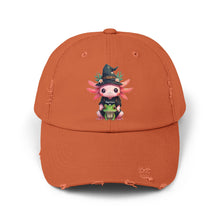 Load image into Gallery viewer, Repticon Unisex Distressed Cap w/ Axolotl

