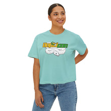 Load image into Gallery viewer, Repticon Women&#39;s Boxy Tee w/ White Ball Python
