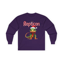 Load image into Gallery viewer, Unisex Ultra Cotton Long Sleeve Tee w/ Lizard Santa
