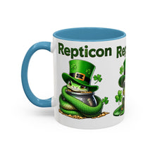 Load image into Gallery viewer, Repticon Accent Coffee Mug w/ St. Patrick&#39;s Day
