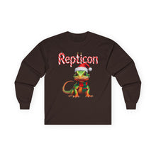 Load image into Gallery viewer, Unisex Ultra Cotton Long Sleeve Tee w/ Lizard Santa
