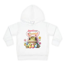 Load image into Gallery viewer, Repticon Toddler Pullover Fleece Hoodie w/ Easter Frog
