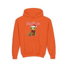 Load image into Gallery viewer, Repticon Youth Heavy Blend Hooded Sweatshirt w/ Lizard Santa
