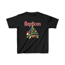 Load image into Gallery viewer, Repticon Kids Heavy Cotton™ Tee w/ Tortoise Christmas Tree
