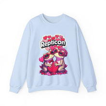 Load image into Gallery viewer, Repticon Unisex Heavy Blend™ Crewneck Sweatshirt w/ Valentine Toads
