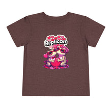 Load image into Gallery viewer, Repticon Toddler Short Sleeve Tee w/ Valentine Toads
