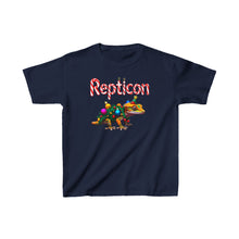 Load image into Gallery viewer, Repticon Kids Heavy Cotton™ Tee w/ Crested Gecko Christmas Tree
