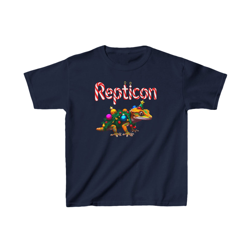 Repticon Kids Heavy Cotton™ Tee w/ Crested Gecko Christmas Tree