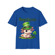 Load image into Gallery viewer, Repticon Unisex Softstyle T-Shirt w/ Axolotl
