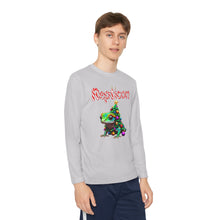 Load image into Gallery viewer, Repticon Youth Long Sleeve Competitor Tee w/ Gecko Christmas Tree
