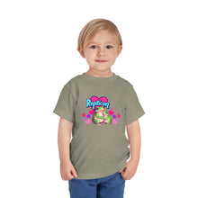 Load image into Gallery viewer, Repticon Toddler Short Sleeve Tee w/ Valentine Frogs
