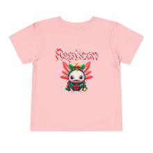 Load image into Gallery viewer, Repticon Toddler Short Sleeve Tee w/ Axolotl Christmas Tree
