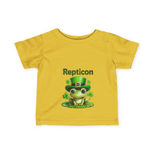 Load image into Gallery viewer, Repticon Infant Fine Jersey Tee w/ Frog
