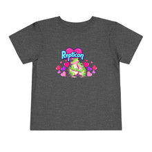 Load image into Gallery viewer, Repticon Toddler Short Sleeve Tee w/ Valentine Frogs
