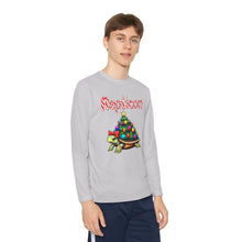 Load image into Gallery viewer, Repticon Youth Long Sleeve Competitor Tee w/ Tortoise Christmas Tree
