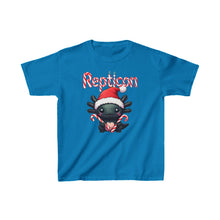 Load image into Gallery viewer, Repticon Kids Heavy Cotton™ Tee w/ Axolotl Santa
