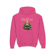 Load image into Gallery viewer, Repticon Youth Heavy Blend Hooded Sweatshirt w/ Toad Christmas Tree
