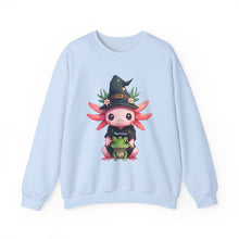 Load image into Gallery viewer, Repticon Women&#39;s Heavy Blend™ Crewneck Sweatshirt w/ Axolotl
