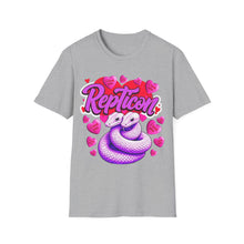 Load image into Gallery viewer, Repticon Unisex Softstyle T-Shirt w/ Valentine Snakes
