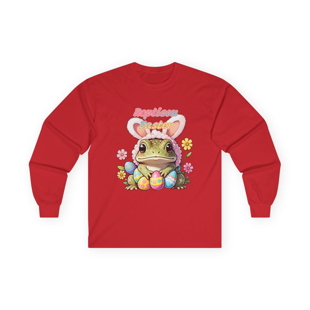 Repticon Unisex Ultra Cotton Long Sleeve Tee w/ Easter Frog