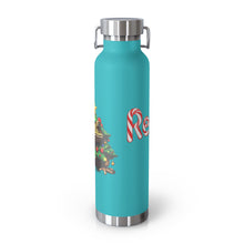 Load image into Gallery viewer, Repticon Copper Vacuum Insulated Bottle, 22oz w/ Toad Christmas Tree
