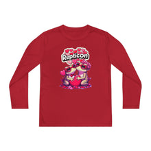 Load image into Gallery viewer, Repticon Youth Long Sleeve Competitor Tee w/ Valentine Toads
