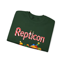 Load image into Gallery viewer, Repticon Unisex Heavy Blend™ Crewneck Sweatshirt w/ Crested Gecko Santa
