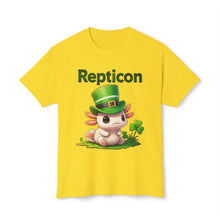 Load image into Gallery viewer, Repticon Unisex HD Cotton™ T-shirt w/ Axolotl
