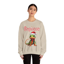 Load image into Gallery viewer, Repticon Unisex Heavy Blend™ Crewneck Sweatshirt w/ Lizard Santa
