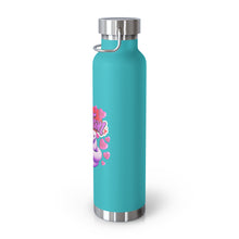 Load image into Gallery viewer, Repticon Copper Vacuum Insulated Bottle, 22oz w/ Valentine Snakes
