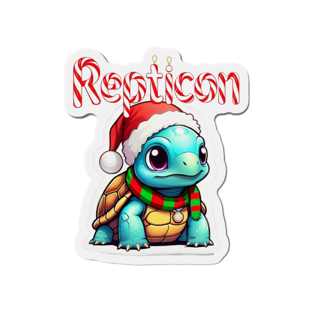 Repticon Die-Cut Magnets w/ Tortoise Santa