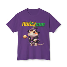 Load image into Gallery viewer, Repticon Unisex HD Cotton™ T-shirt w/ Bearded Dragon Witch
